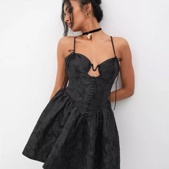 For Love & Lemons Faith Mini Dress Small NWT $260 - Picture 4 of 10
